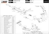 Complete Non-Catalytic Exhaust System With Sound Certification Suono Steel Black Carbon - Mivv Compatible With Yamaha Mt-09 (2013-2020)
