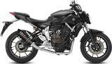 Complete Catalytic Exhaust System With Sound Certification Gp Carbon Carbon - Mivv Compatible With Yamaha Fz-07 (2014-2024)