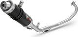 Complete Non-Catalytic Exhaust System With Sound Certification Gp Carbon - Mivv Compatible With Yamaha Mt-125 (2015-2019)