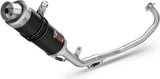 Complete Catalytic Exhaust System With Sound Certification Gp Steel Black - Mivv Compatible With Honda Cbr 125 R (2004-2010)