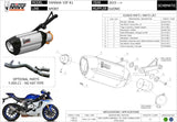 Exhaust Tip With Noise Certification Suono Steel Black Carbon - Mivv Compatible With Yamaha Yzf 1000 R1 (2015-2022)
