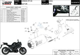 Uncatalysed Exhaust System Without Sound Certification Mk3 Carbon - Mivv Compatible With Yamaha Mt-03 (2016-2024)