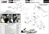 Non-Catalytic Connector Pipe - Mivv Compatible With Yamaha Mt-10 (2016-2022)