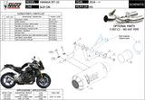 Exhaust Tip With Noise Certification Mk3 Steel Black - Mivv Compatible With Yamaha Mt-10 (2016-2022)