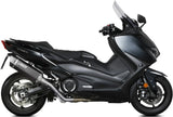 Complete Non-Catalytic Exhaust System With Sound Certification Sr-1 Titanium Black - Mivv Compatible With Yamaha T-Max 560 (2020-2021)