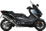 Complete Catalytic Exhaust System With Sound Certification Sr-1 Steel Black - Mivv Compatible With Yamaha T-Max 560 (2020-2021)
