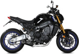 Complete Exhaust System Without Catalytic Converter And Without Sound Certification X-M5 Steel Black Carbon - Mivv Compatible With Yamaha Fz-09 (2021-2023)