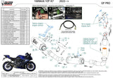 Catalytic Exhaust Tip With Sound Certification Gppro Carbon - Mivv Compatible With Yamaha Yzf R7 (2022-2024)