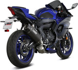 Catalytic Exhaust Tip With Sound Certification Sr-1 Titanium Black - Mivv Compatible With Yamaha Yzf R7 (2022-2024)