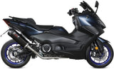 Complete Catalytic Exhaust System With Sound Certification Oval Steel Black - Mivv Compatible With Yamaha T-Max 560 (2022-2024)