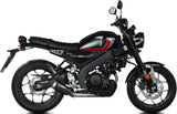 Complete Exhaust System Without Catalytic Converter And Without Sound Certification Mk3 Steel Black - Mivv Compatible With Yamaha Xsr 125 (2022-2024)