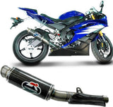Exhaust Tip With Noise Certification Round Carbon - Termignoni Compatible With Yamaha Yzf-R6 (2006-2019)