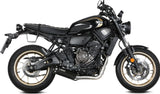 Complete Catalytic Exhaust System With Sound Certification Hr-1 Steel Black - Mivv Compatible With Yamaha Xsr 700 (2021-2024)