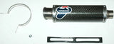 Exhaust Tip With Noise Certification Round Carbon - Termignoni Compatible With Yamaha Yzf-R6 (2006-2023)