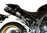 Dual Non-Catalytic Exhaust System With Sound Certification Oval Carbon - Termignoni Compatible With Yamaha Yzf-R1 (2009-2011)