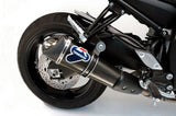 Exhaust Tip With Noise Certification Conical Carbon Carbon Cap - Termignoni Compatible With Yamaha Fz-8 (2010-2016)