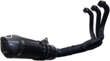 Complete Exhaust System Without Sound Certification Relevance Carbon Black Carbon Cap - Termignoni Compatible With Yamaha Mt-09 (2014-2020)