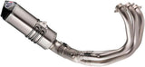 Complete Catalytic Exhaust System Without Sound Certification Relevance Titanium Carbon Cap - Termignoni Compatible With Yamaha Mt-09 (2014-2020)