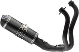 Complete Exhaust System Without Sound Certification Relevance Carbon Black Carbon Cap - Termignoni Compatible With Yamaha Xsr 700 (2014-2020)