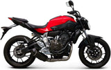 Complete Exhaust System Without Sound Certification Relevance Carbon Carbon Cap - Termignoni Compatible With Yamaha Mt-07 (2014-2020)