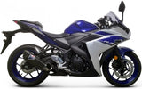 Complete Exhaust System Without Catalytic Converter And Without Sound Certification Force Carbon Carbon Cap - Termignoni Compatible With Yamaha Yzf-R3 (2015-2020)