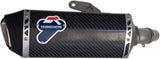 Exhaust Tip Without Sound Certification Force Carbon Carbon Cap - Termignoni Compatible With Yamaha Yzf-R3 (2015-2020)