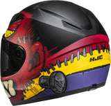Full-Face Motorcycle Helmet Hjc Y10 Advanced Polycarbonate Mc1Sf Frank Size 09 L