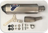 Catalytic Exhaust Tip Without Sound Certification Relevance Stainless Steel Carbon Cap - Termignoni Compatible With Yamaha X-Max 400 (2010-2020)