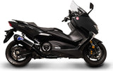 Complete Catalytic Exhaust System Without Sound Certification Scream Carbon Carbon Cap - Termignoni Compatible With Yamaha Xp 530 T-Max (2017-2019)