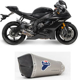 Exhaust Tip Without Sound Certification Relevance Titanium Carbon Cap - Termignoni Compatible With Yamaha Yzf-R6 (2006-2023)
