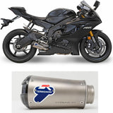 Exhaust Tip Without Sound Certification Gp2R-Rht Titanium Aluminium Cap - Termignoni Compatible With Yamaha Yzf-R6 (2006-2023)