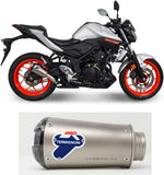 Exhaust Tip Without Sound Certification Gp2R-Rht Titanium Aluminium Cap - Termignoni Compatible With Yamaha Yzf-R3 (2015-2020)