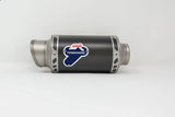 Exhaust Tip Without Sound Certification Gp Carbon - Termignoni Compatible With Yamaha Yzf-R3 (2015-2020)