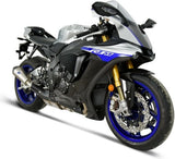 Exhaust Tip Without Sound Certification Relevance Titanium Carbon Cap - Termignoni Compatible With Yamaha R1 - M (2015-2020)