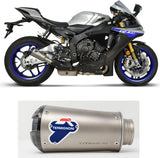 Exhaust Tip Without Sound Certification Gp2R-Rht Titanium Aluminium Cap - Termignoni Compatible With Yamaha R1 - M (2015-2020)