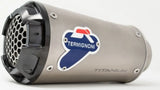 Exhaust Tip Without Sound Certification Gp2R-Rht Titanium Aluminium Cap - Termignoni Compatible With Yamaha N-Max 125 (2017-2020)
