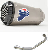 Complete Exhaust System Without Catalytic Converter And Without Sound Certification Gp2R-Rht Titanium Aluminium Cap - Termignoni Compatible With Yamaha N-Max 125 (2017-2020)
