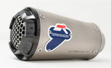 Exhaust Tip Without Sound Certification Gp2R-Rht Titanium Aluminium Cap - Termignoni Compatible With Yamaha N-Max 125 (2017-2020)