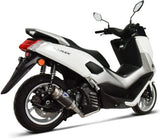 Exhaust Tip Without Sound Certification Gp Carbon - Termignoni Compatible With Yamaha N-Max 125 (2017-2020)