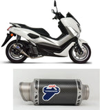 Exhaust Tip Without Sound Certification Gp Carbon - Termignoni Compatible With Yamaha N-Max 125 (2017-2020)