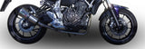 Complete Catalytic Exhaust System With Sound Certification Gpe Anniversary Titanium - Gpr Compatible With Yamaha Mt-07 (2014-2016)
