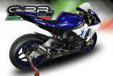Exhaust Tip With Noise Certification Gpe Anniversary Titanium - Gpr Compatible With Yamaha Yzf-R1 - M 1000 (2015-2016)
