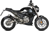 Complete Non-Catalytic Exhaust System With Sound Certification Gp Steel Black - Mivv Compatible With Zontes Zt 125 U (2021-2024)