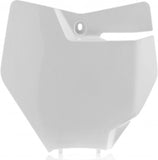 Front Number Plate - Acerbis Compatible With Ktm 350 Sx-F (2016-2018)