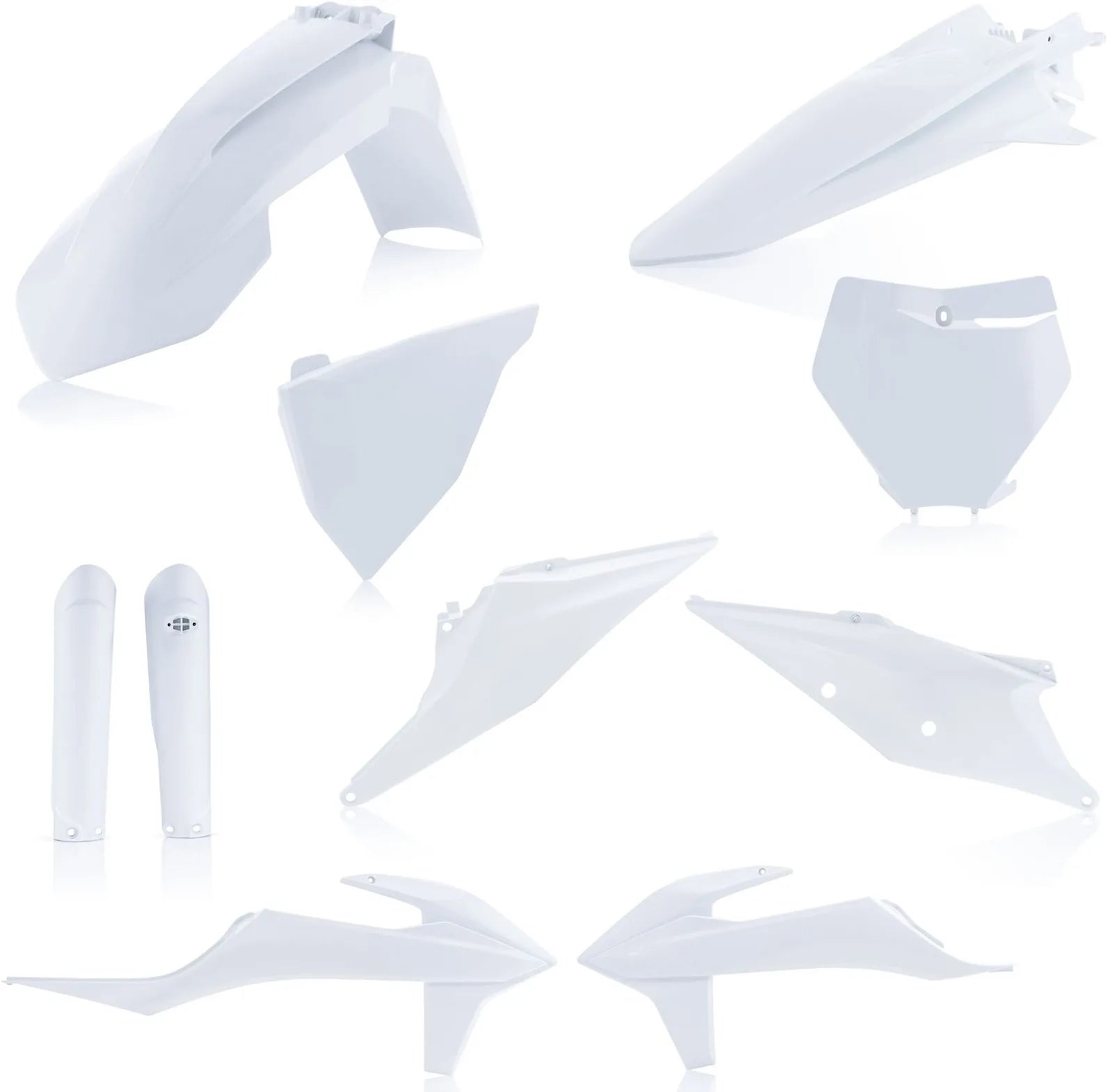 Plastics Full Kit - Acerbis Compatible With Ktm 350 Sx-F (2019-2022)