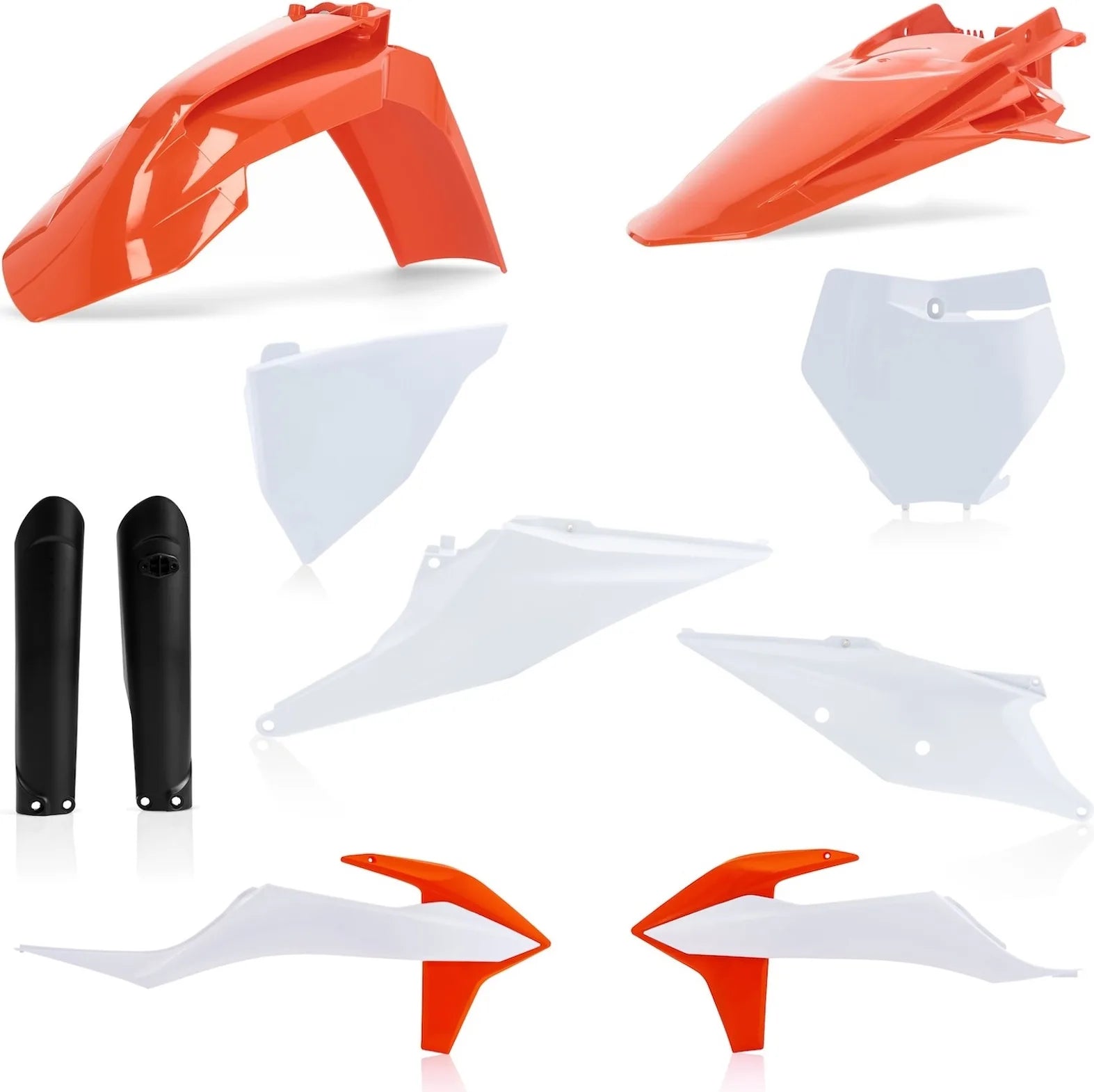 Plastics Full Kit - Acerbis Compatible With Ktm 150 Sx (2019-2020)