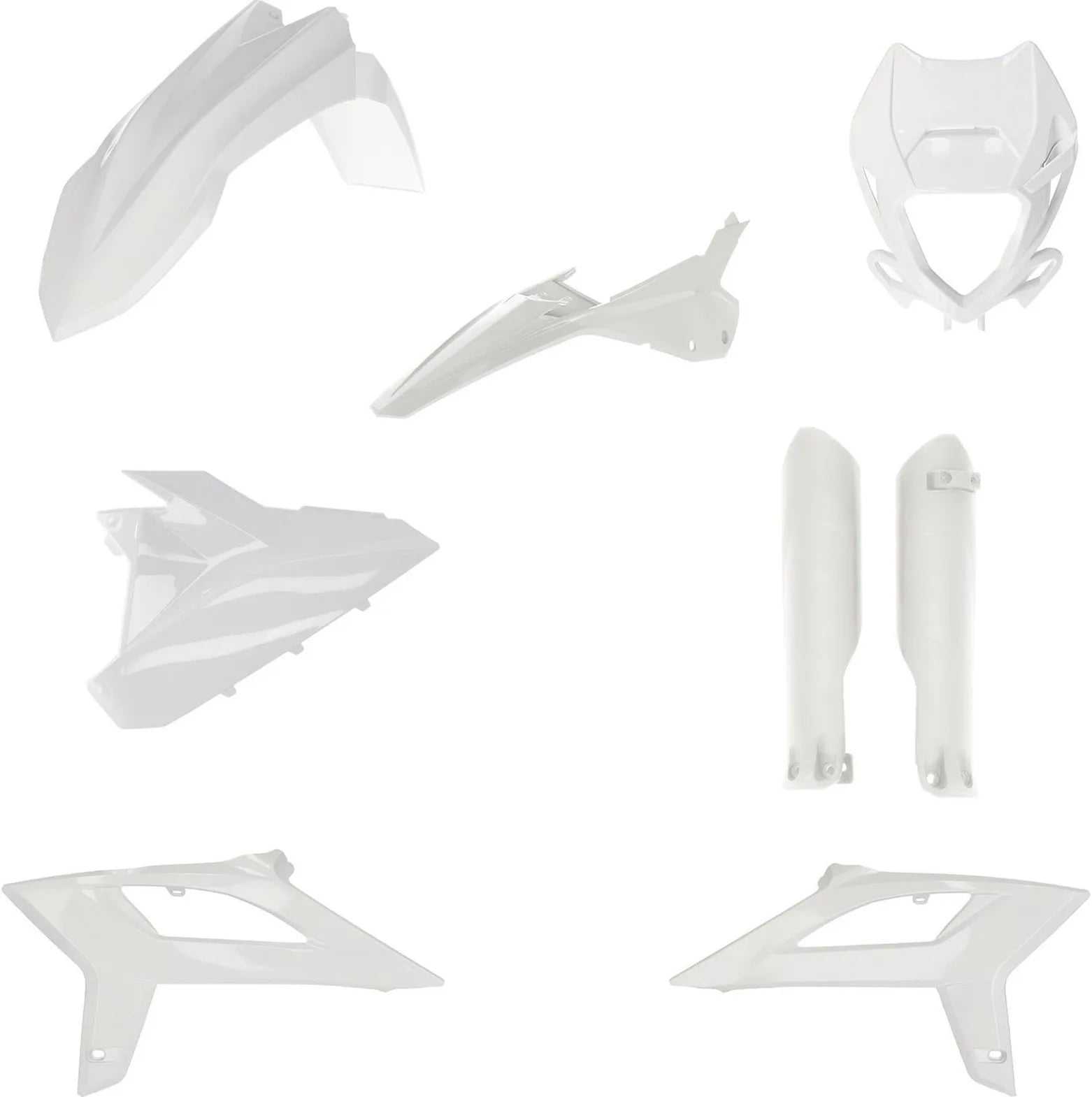 Plastics Full Kit - Acerbis Compatible With Beta Rr 250 2T (2020-2022)