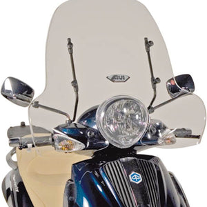 Transparent Wind-Screen 103A - Givi Compatible With Piaggio Beverly Tourer 125 - 250 (2008-2010)