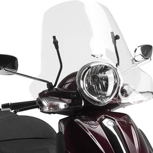 Transparent Wind-Screen 106A - Givi Compatible With Piaggio Beverly Tourer 125 - 250 (2008-2010)