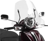 Transparent Wind-Screen 106A - Givi Compatible With Piaggio Beverly Tourer 125 - 250 (2008-2010)